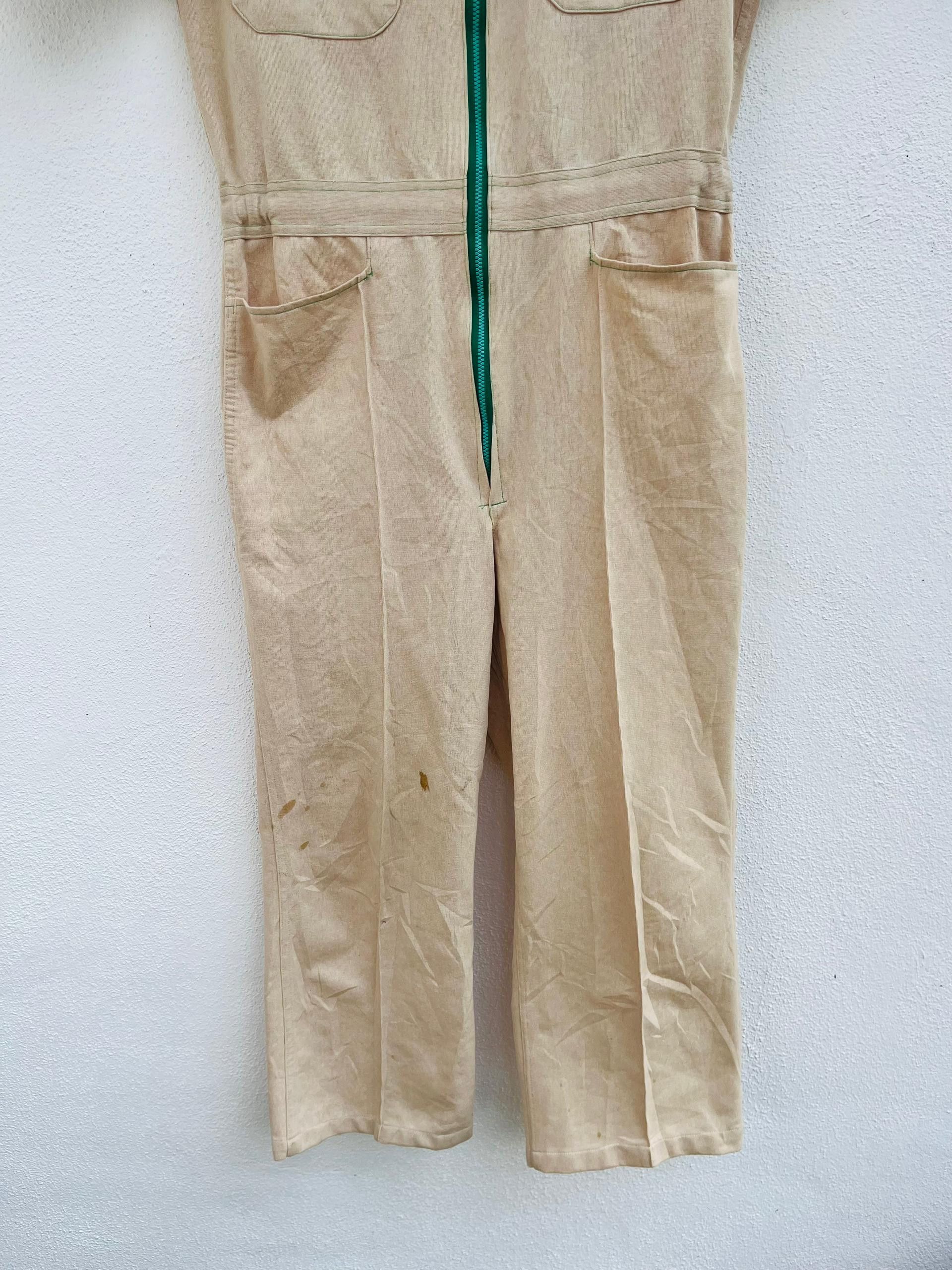 Japanese Brand Vintage 80s Mitsubishi Motor Overall Fashion Style Size US 33 - 4 Thumbnail