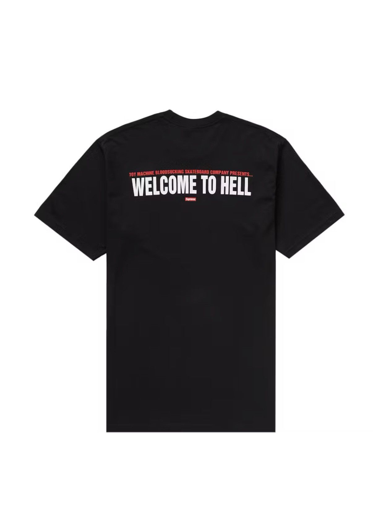 Supreme × Toy Machine Supreme Welcome To Hell Tee Size US XL / EU 56 / 4 - 2 Thumbnail