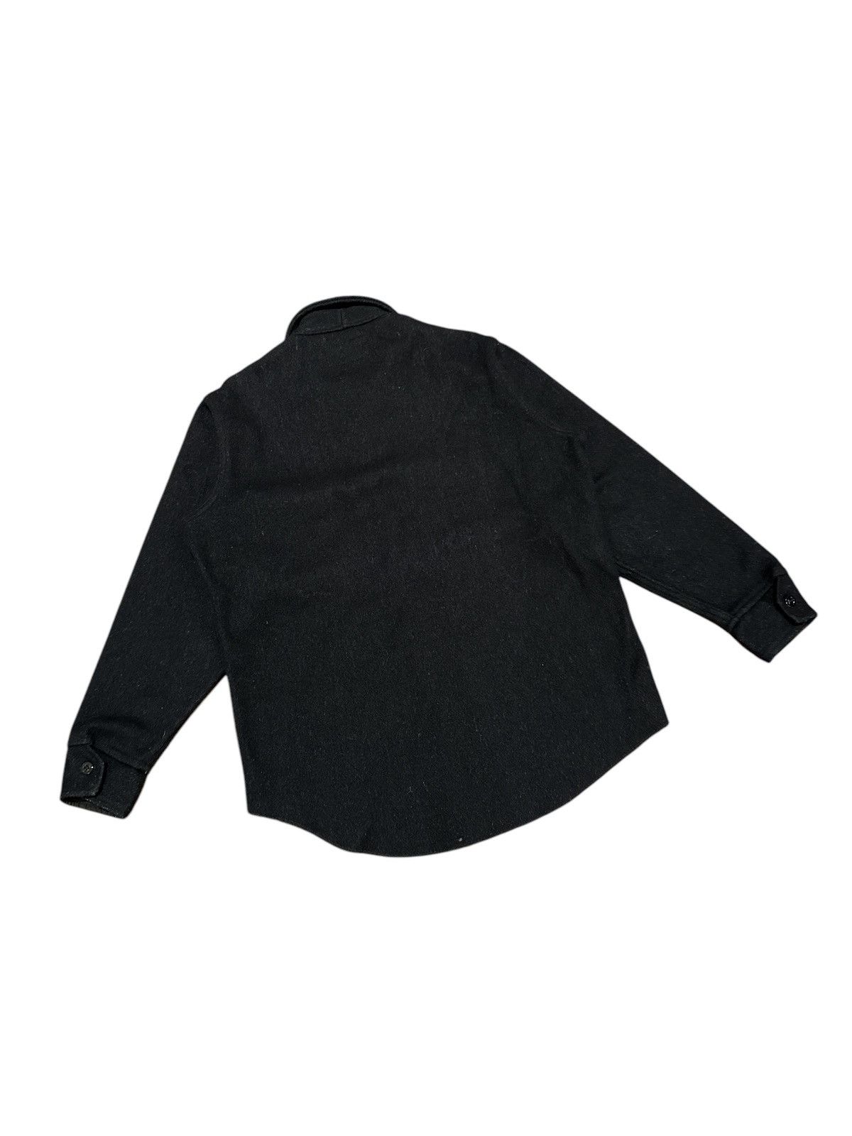 Vintage 1990s MELTON WOOL WORKWEAR JACKET Size US M / EU 48-50 / 2 - 2 Thumbnail