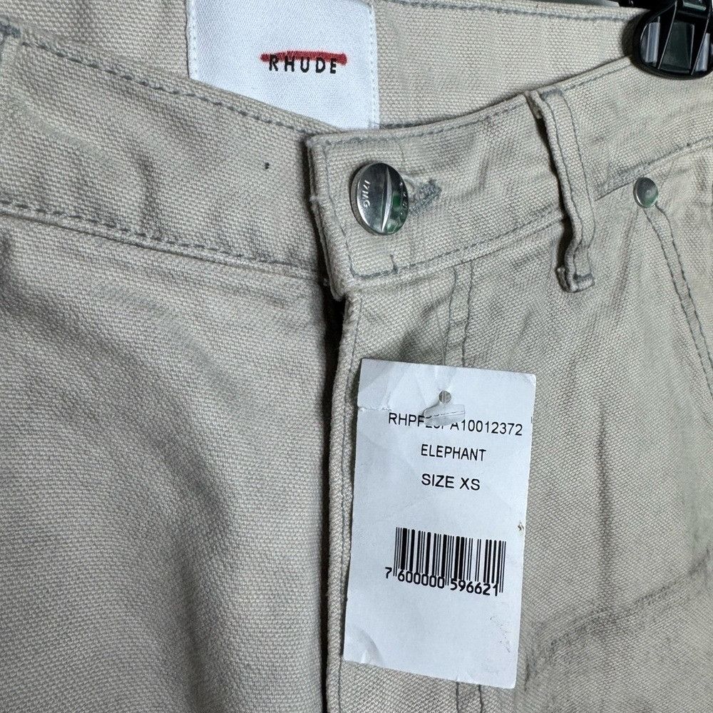 Rhude Rhude Chevron Painter Pants Elephant Tan Men’s Size XS Size US 28 / EU 44 - 3 Thumbnail