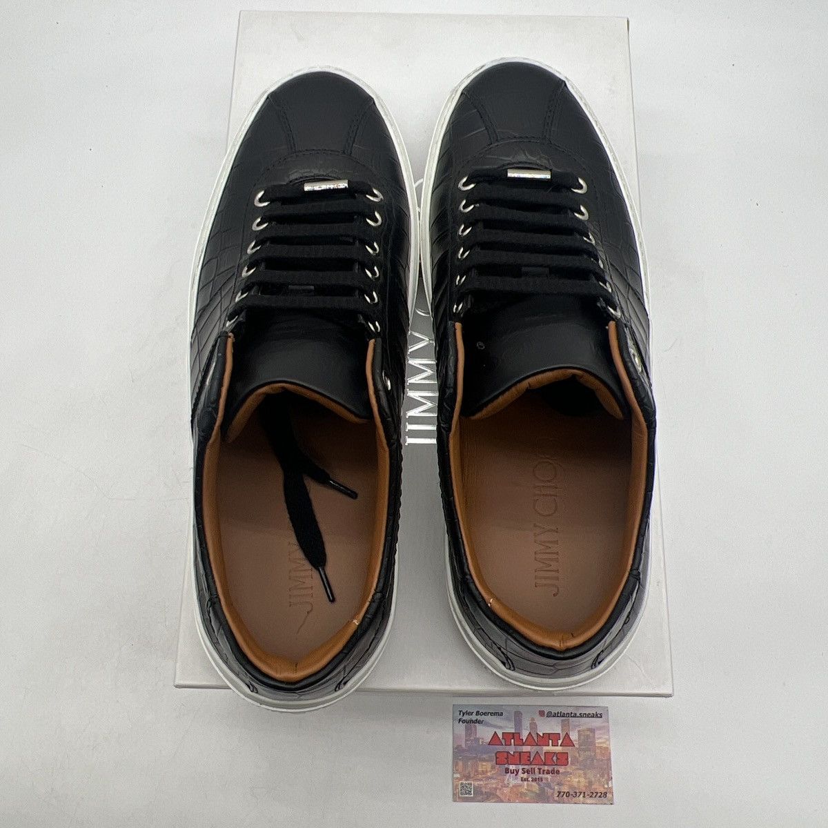 Jimmy Choo Jimmy Choo Men's Navy Blue Croc Belgravi Ltd Ed Size US 9 / EU 42 - 7 Thumbnail