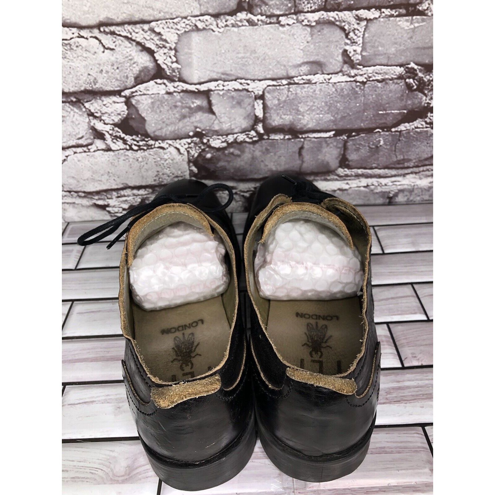 Fly London Fly London Black Leather Cap Toe Comfort Lace Up Oxfords Sho Size US 10 / EU 43 - 5 Thumbnail