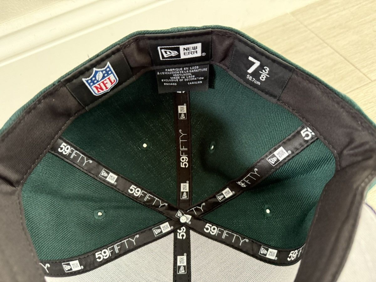 NFL × New Era Las Vegas Raiders New Era Dark Green Navy Grey Fitted 7 3/8 Size ONE SIZE - 8 Thumbnail