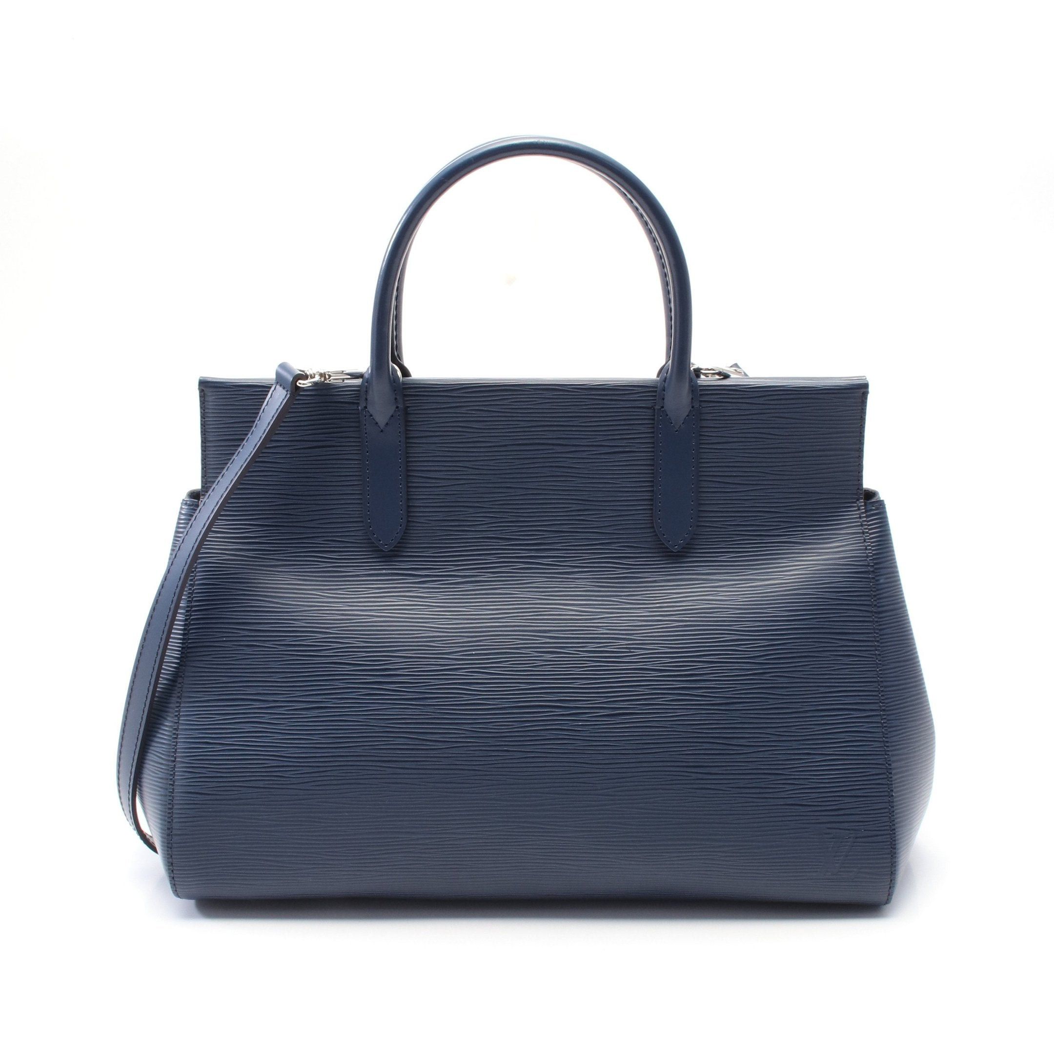 Louis Vuitton Louis Vuitton Marly Mm Epi Andigo Blue Handbag Leather Navy Size ONE SIZE - 1 Thumbnail