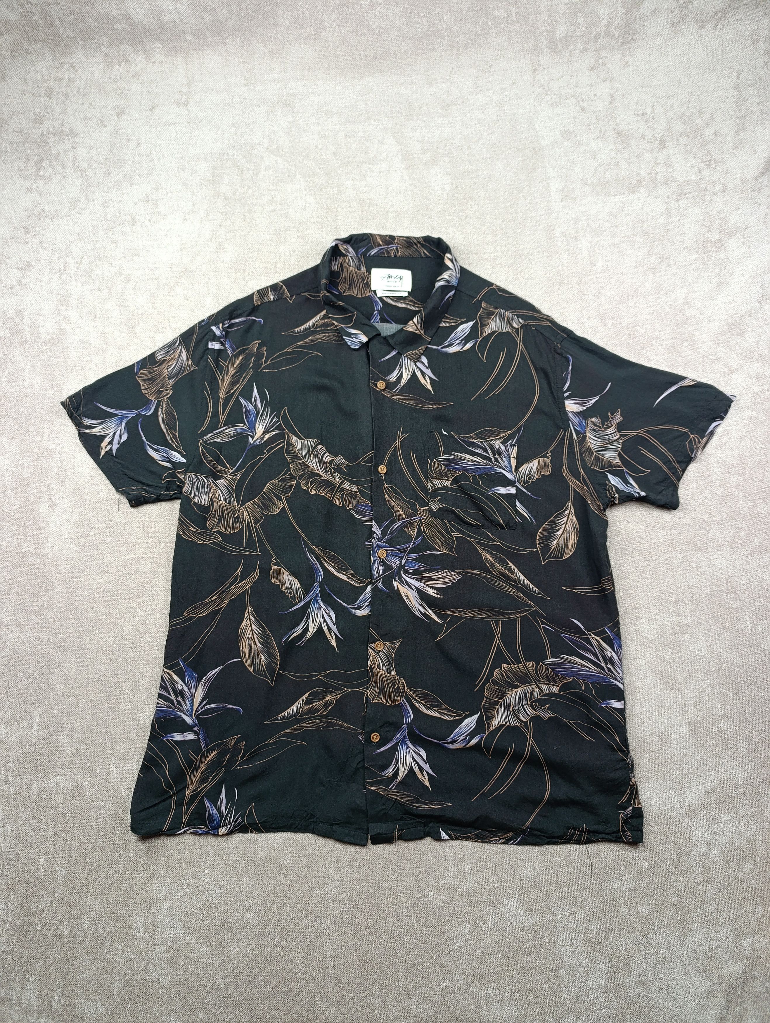 Stussy Stussy Crocodile Print Silk Shirt | Grailed