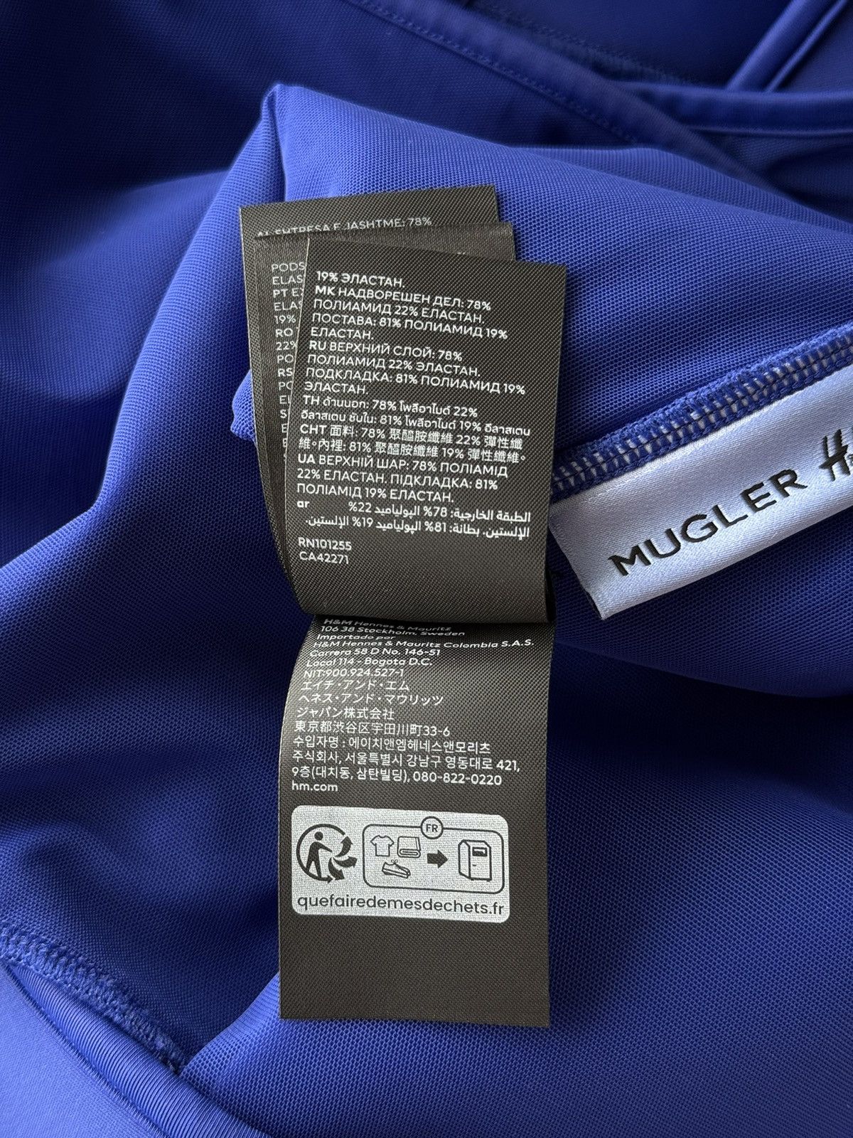 H&M × Mugler Thierry Mugler x H&M mini dress Size M / US 6-8 / IT 42-44 - 12 Thumbnail