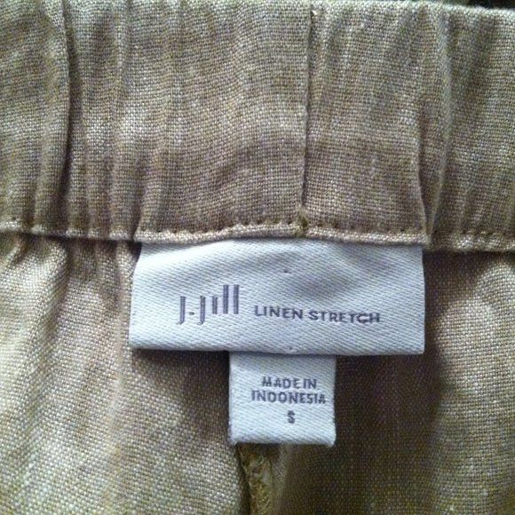 J. Jill J.JILL WOMEN'S 55%LINEN 42%VISCOSE CASUAL PANTS SIZE: S/26" Size 27" / US 4 / IT 40 - 6 Thumbnail