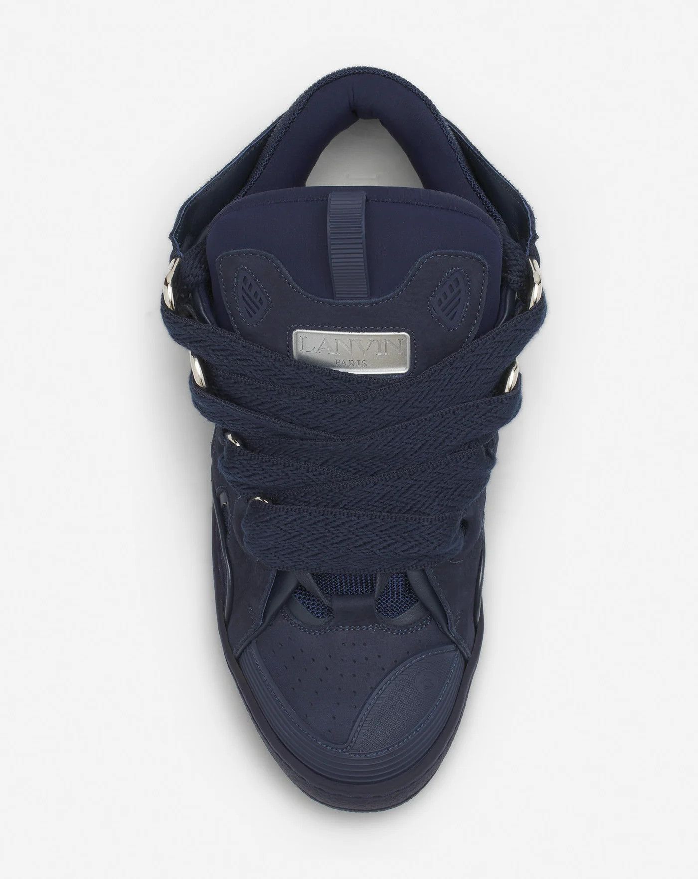 Lanvin Lanvin 'Navy Blue Curb' Sneakers Size US 7 / EU 40 - 3 Thumbnail