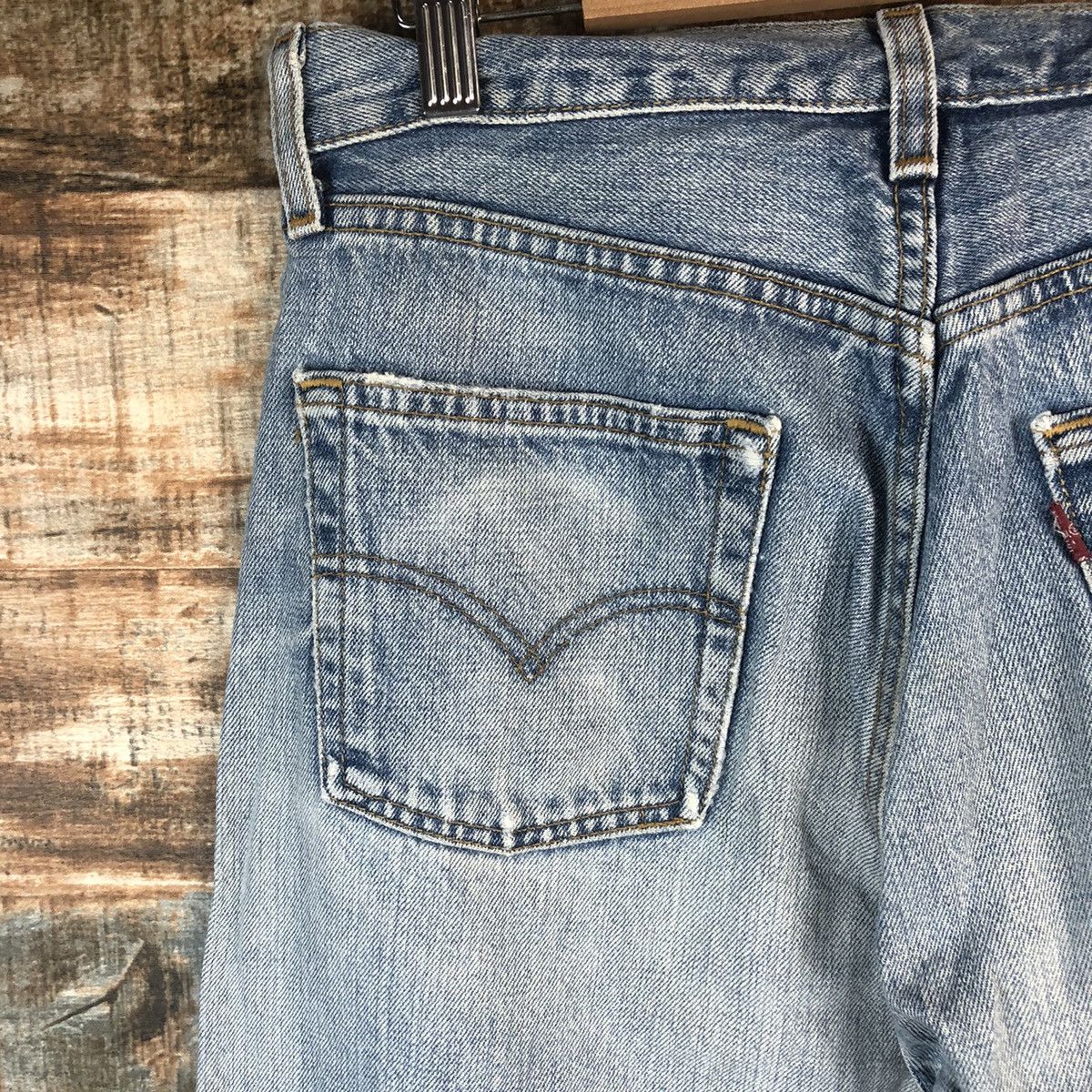 Levi's DLL Levis 501 Ripped distressed faded Blue Denim Pants #C002 Size US 30 / EU 46 - 16 Thumbnail
