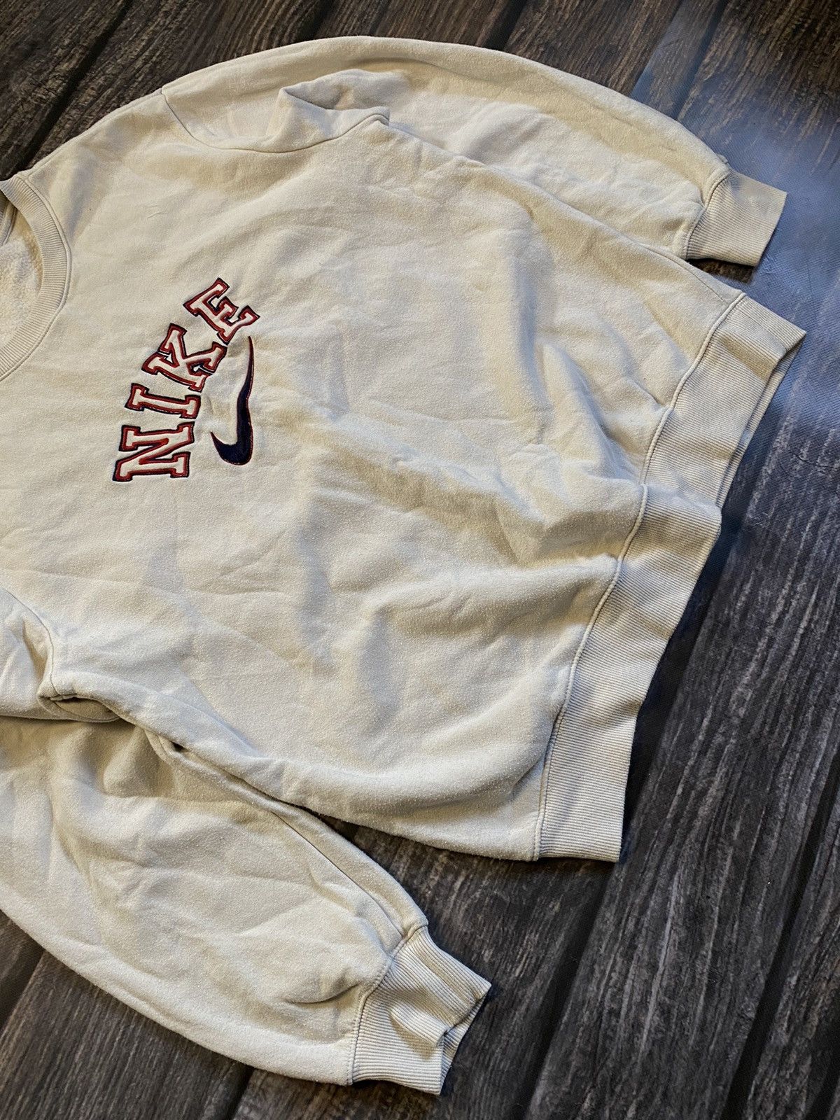 Nike × Vintage ULTRAVINTAGE❗️ NIKE CENTRE LOGO SWEATSHIRT Size US L / EU 52-54 / 3 - 6 Thumbnail