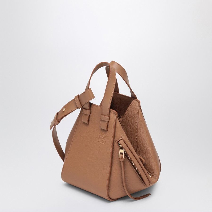 Loewe o1d2blof0824 Size: OS / Toffee Mini Hammock Bag in Brown Size ONE SIZE - 1 Thumbnail