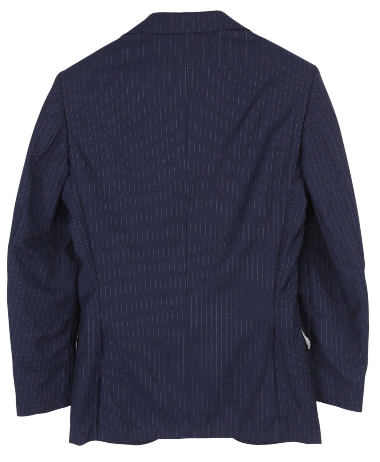 Suitsupply LAZIO UK32R Blue Wool Slim Pinstriped Blazer 85713 Size 34S - 4 Thumbnail
