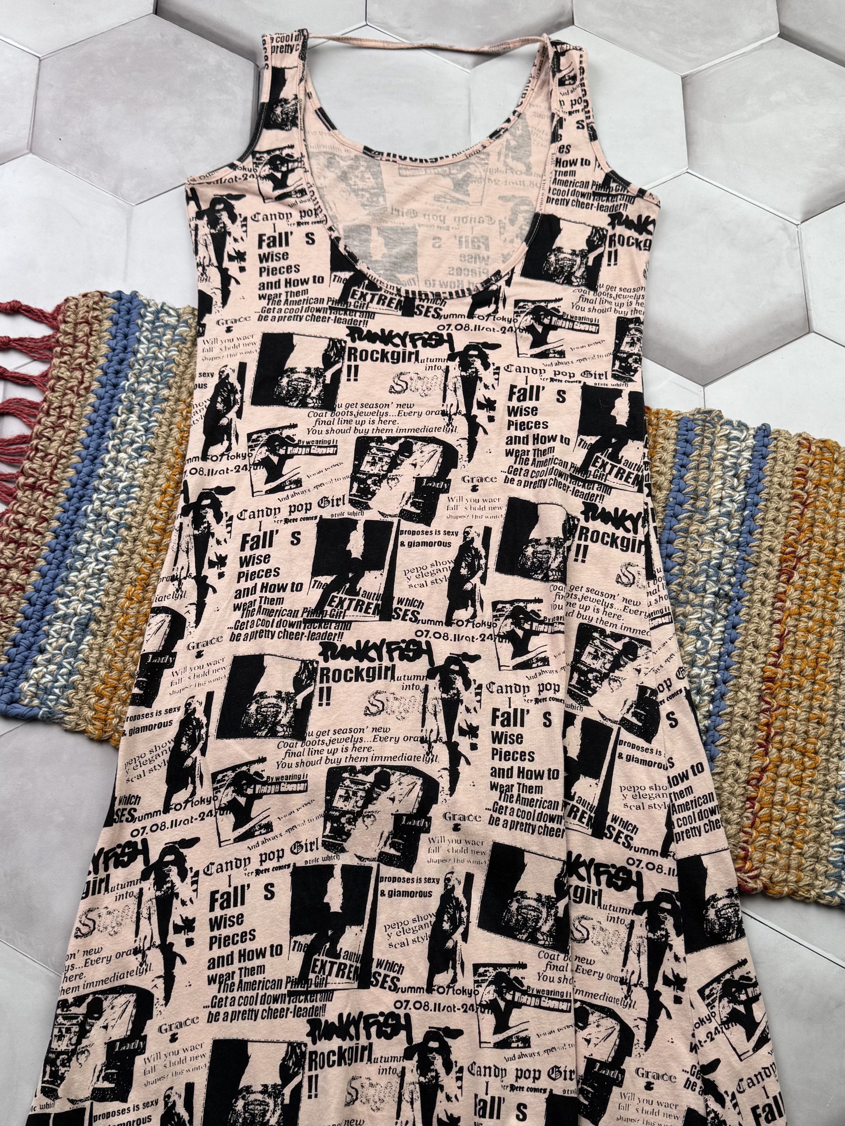 Vintage Vintage Printed Maxi Dress Size S / US 4 / IT 40 - 8 Thumbnail