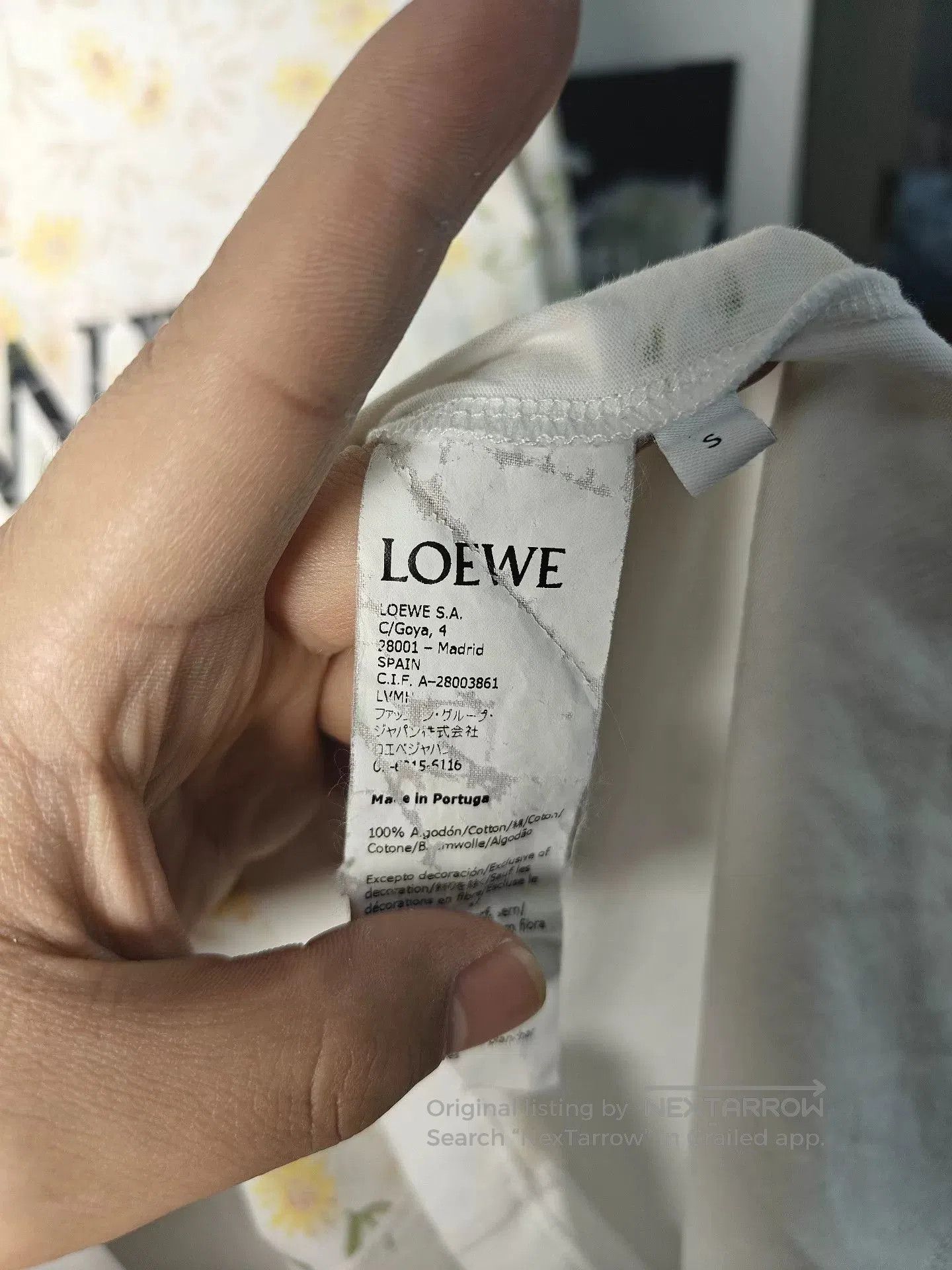 Loewe Loewe Embroidered Logo Short Sleeve T. Size US M / EU 48-50 / 2 - 3 Thumbnail