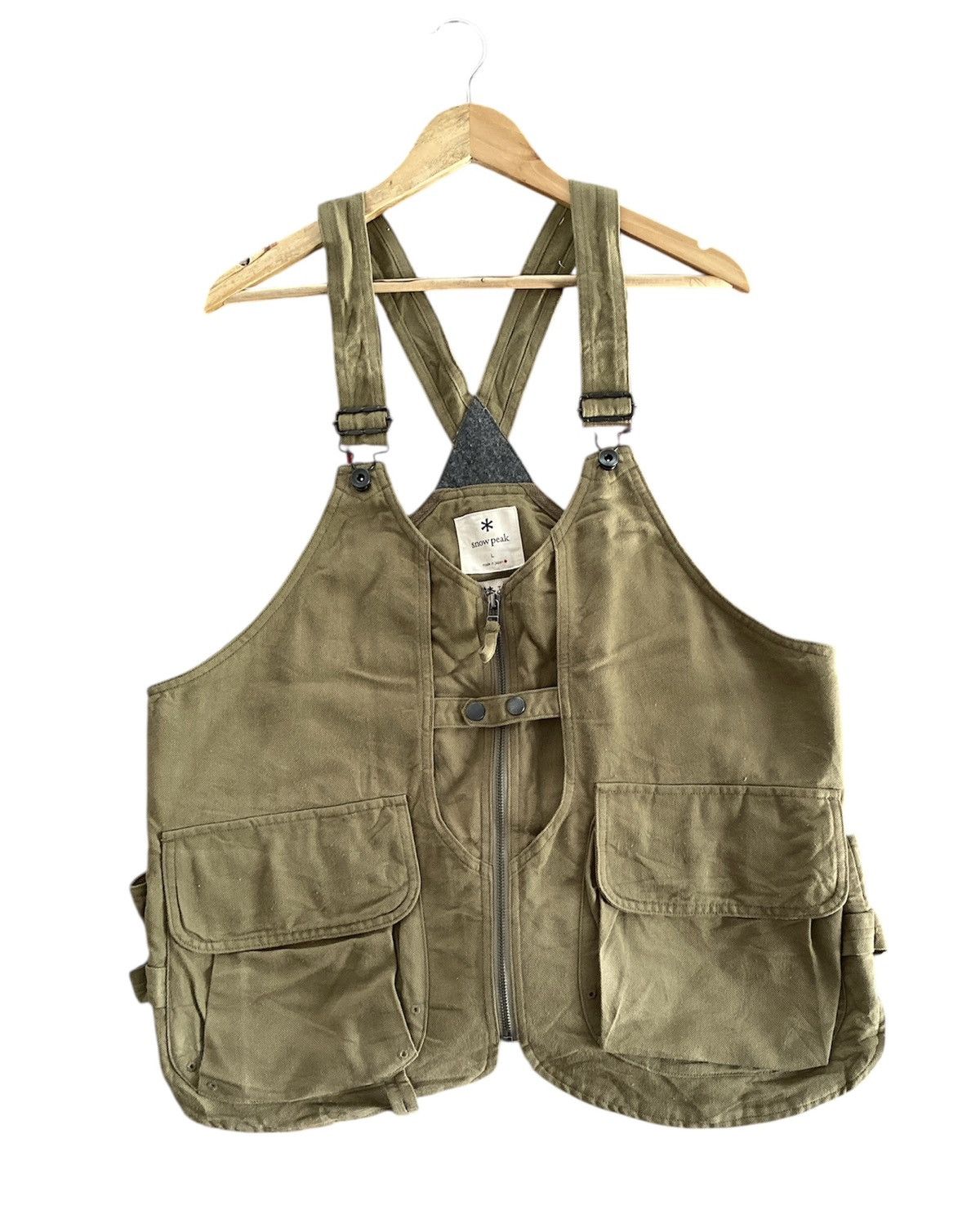 Snow Peak Snow Peak Takibi Vest Made Japan Green Colour Size US L / EU 52-54 / 3 - 1 Thumbnail