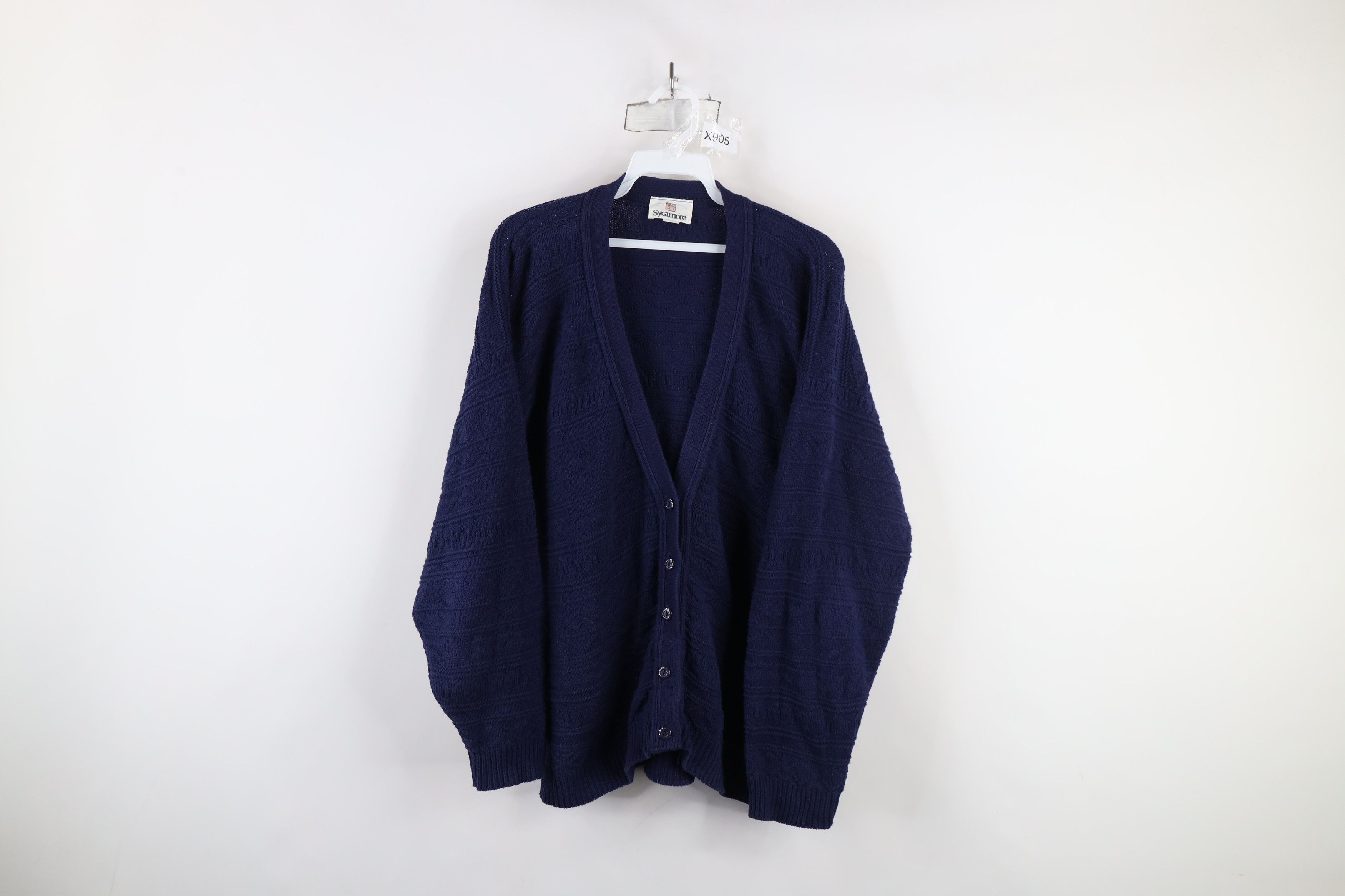 Vintage Vintage 90s Streetwear Fair Isle Knit Cardigan Sweater USA Size L / US 10 / IT 46 - 1 Thumbnail