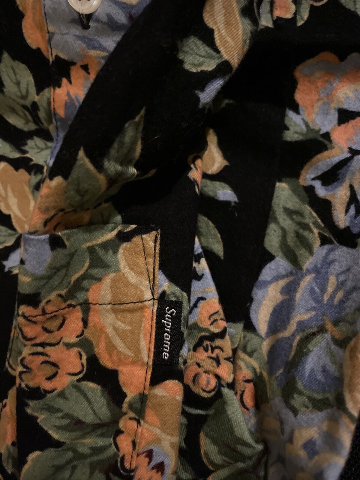 Supreme Floral Flower Button Up Shirt F/W14 Size US S / EU 44-46 / 1 - 4 Thumbnail