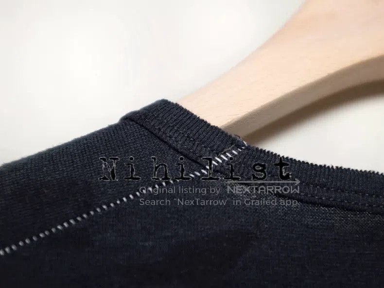 Ann Demeulemeester Ann Demeulemeester Size xs black cotton-jersey short sleev Size US XXS / EU 40 - 3 Thumbnail
