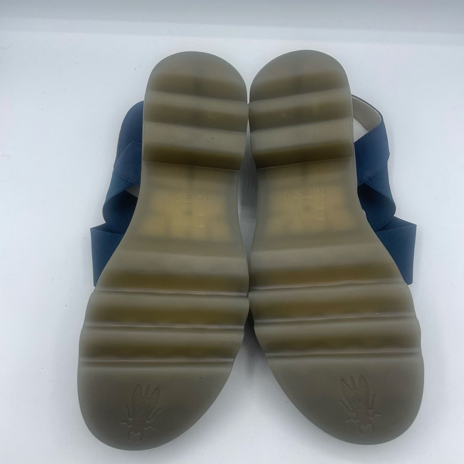 Fly London FLY London Taji502FLY Low Block Heel Crossover Sandals Blue Size US 10 / IT 40 - 7 Thumbnail