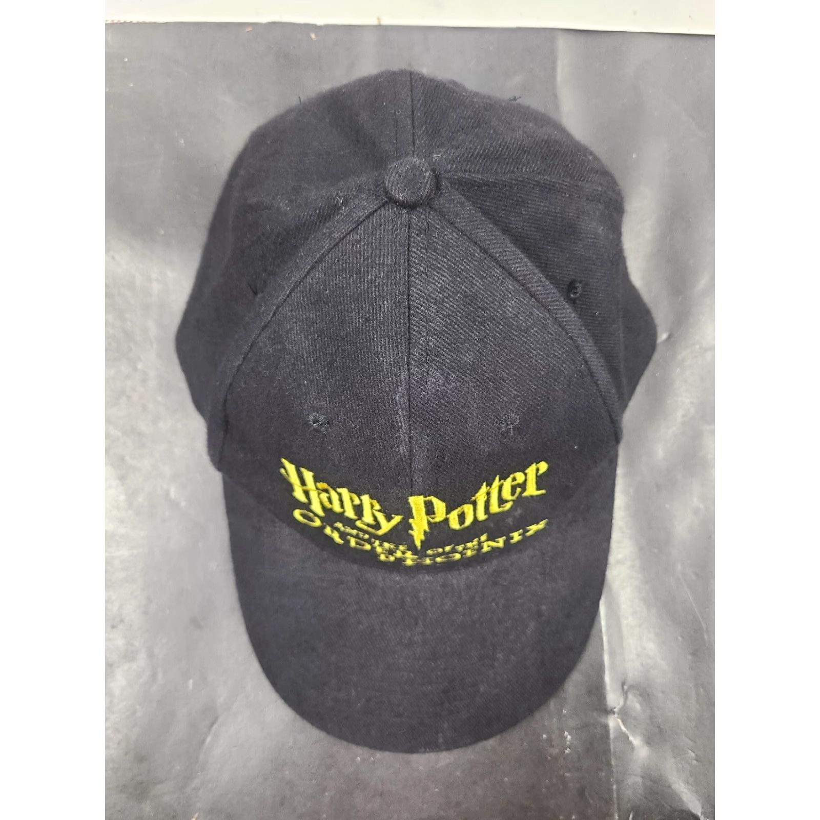 Vintage VINTAGE Scholastic HARRY POTTER promotional Hat Cap Adjustable Order Phoenix Adult Unisex Adults Baseball Cap Black 100% Cotton Velcro Adjustable Size ONE SIZE - 3 Thumbnail