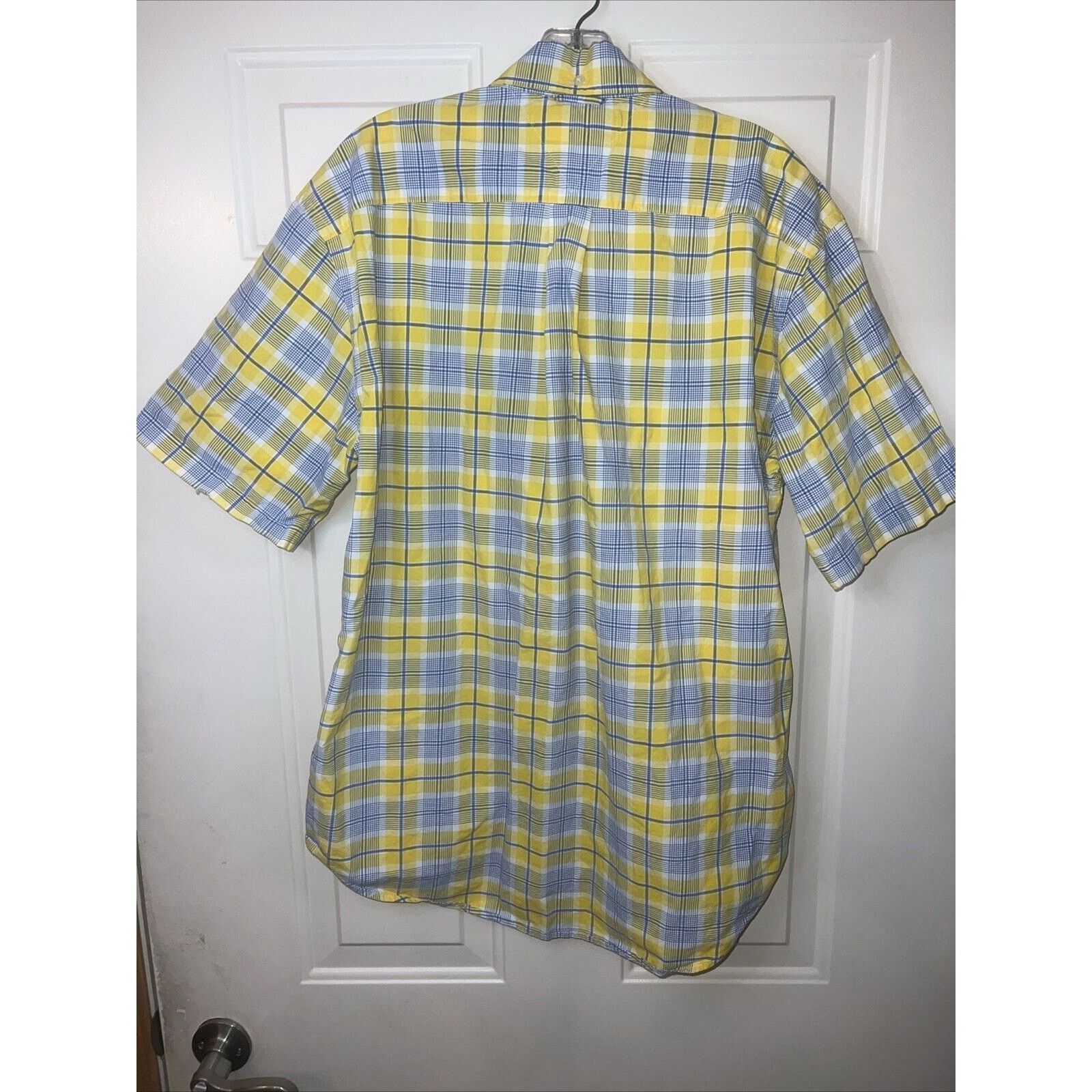 Tommy Hilfiger Tommy Hilfiger Men’s Short Sleeve Plaid Button Shirt Large Size US L / EU 52-54 / 3 - 5 Thumbnail