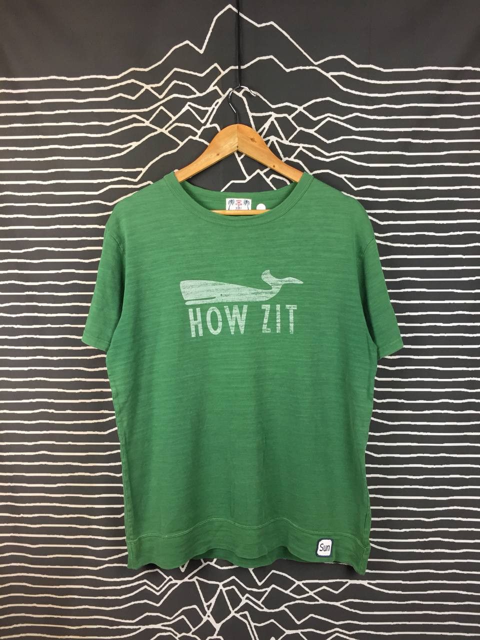 Japanese Brand U.M.I. Sunrise "How Zit" Surf Aesthetic Slub Knit Tee Size US L / EU 52-54 / 3 - 2 Thumbnail