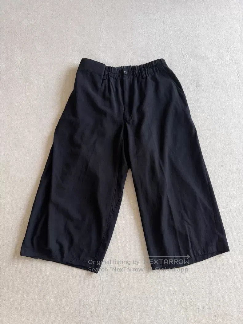 Yohji Yamamoto Yohji Yamamoto size 2 Wool wrap-around laminated wide-leg p Size US 28 / EU 44 - 2 Thumbnail