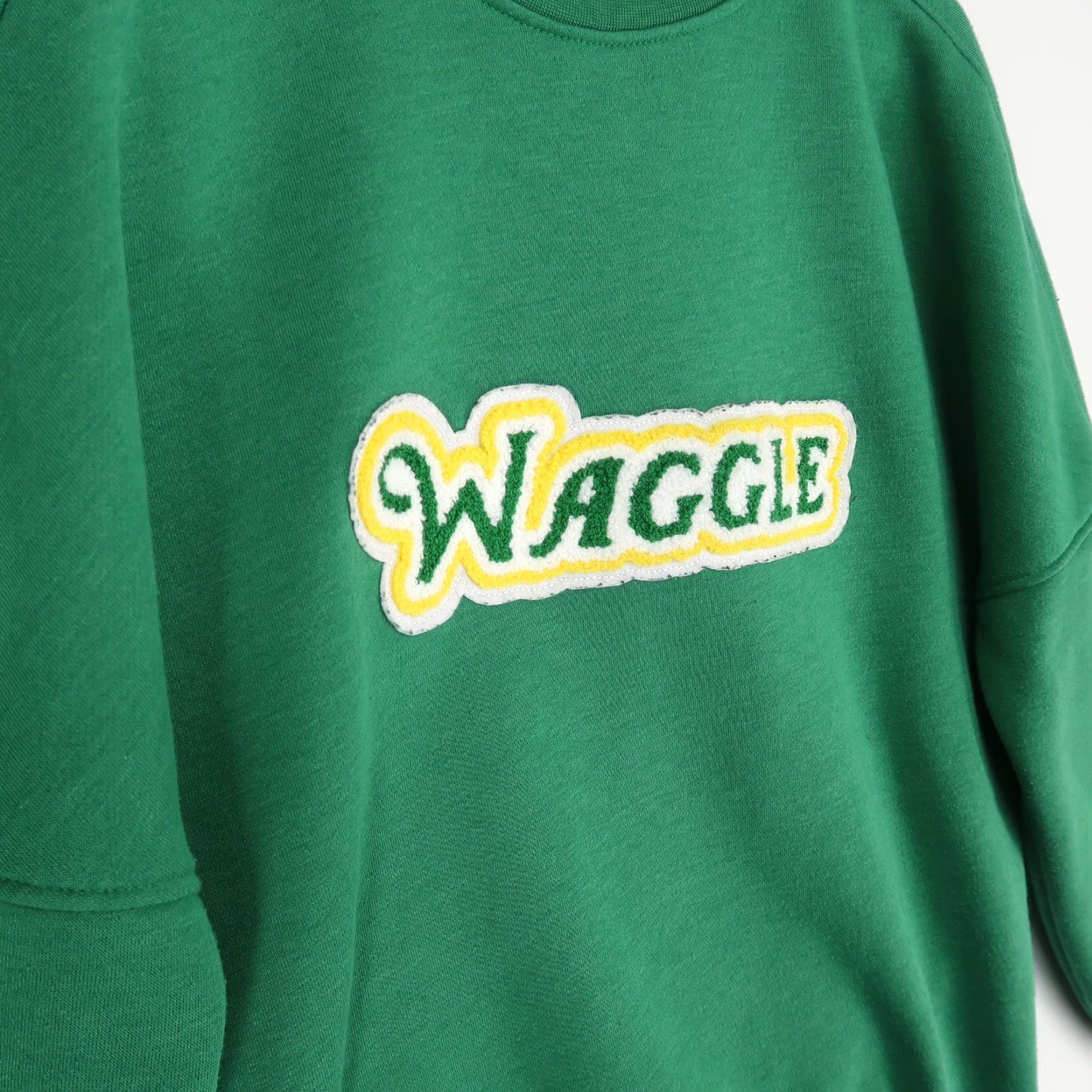 Vintage Waggle Sweatshirt Adult XS Green Chenille Patch Golf Azalea Collection Size US XS / EU 42 / 0 - 3 Thumbnail