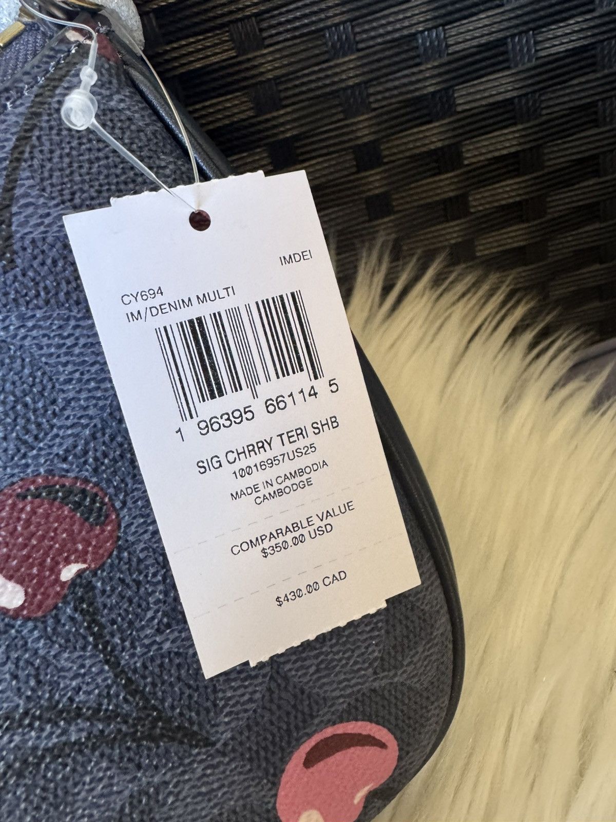 Coach Coach Teri Shoulder Bag In Signature With Cherry Print nim Size ONE SIZE - 14 Thumbnail