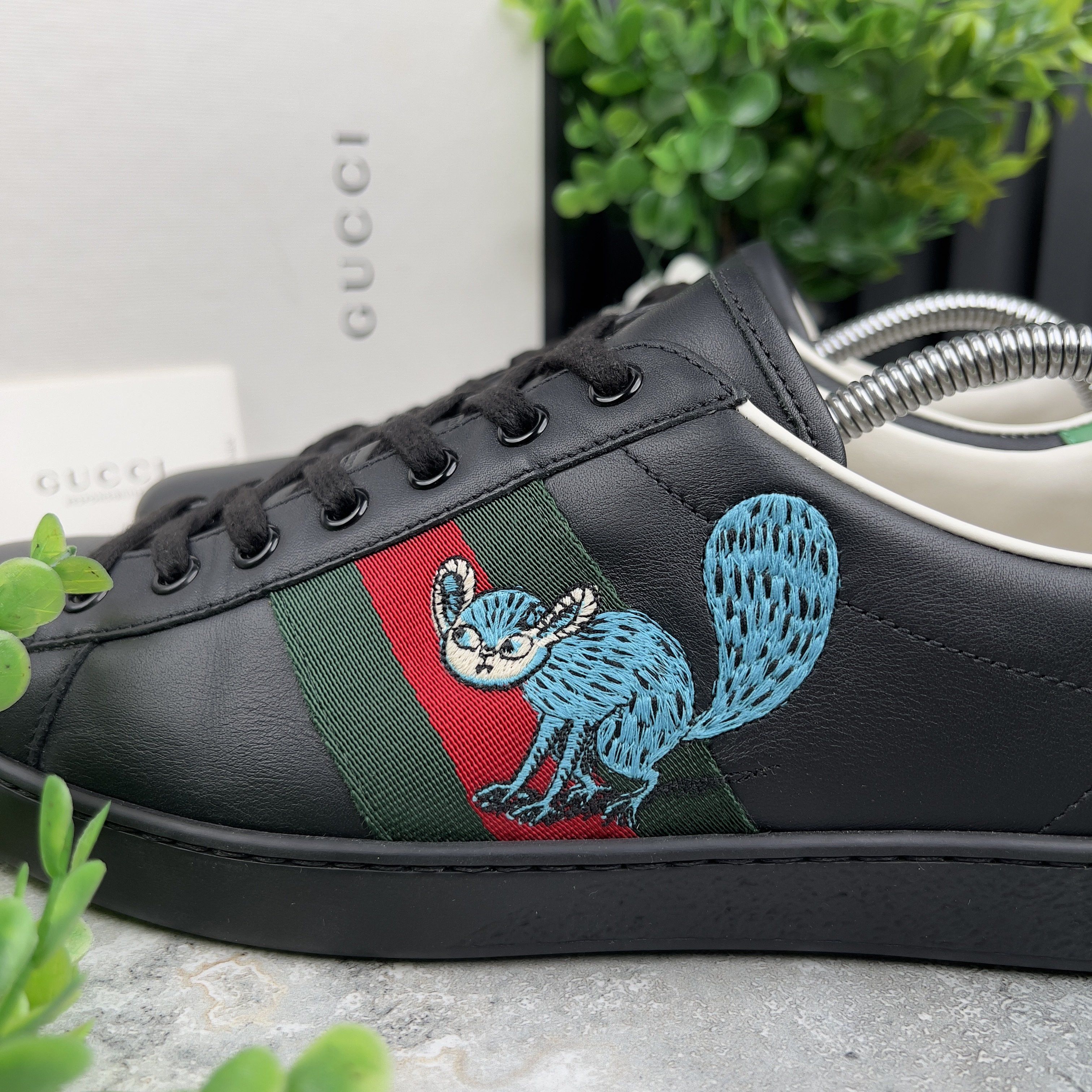 Gucci Ace Sneakers Web Freya Hartas Leather Size US 9.5 / EU 42-43 - 8 Thumbnail