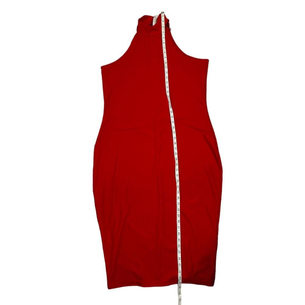 Designer Missguided l NWT Crepe High Neck Dress Size 16 Size XXL / US 16-18 / IT 52-54 - 4 Thumbnail