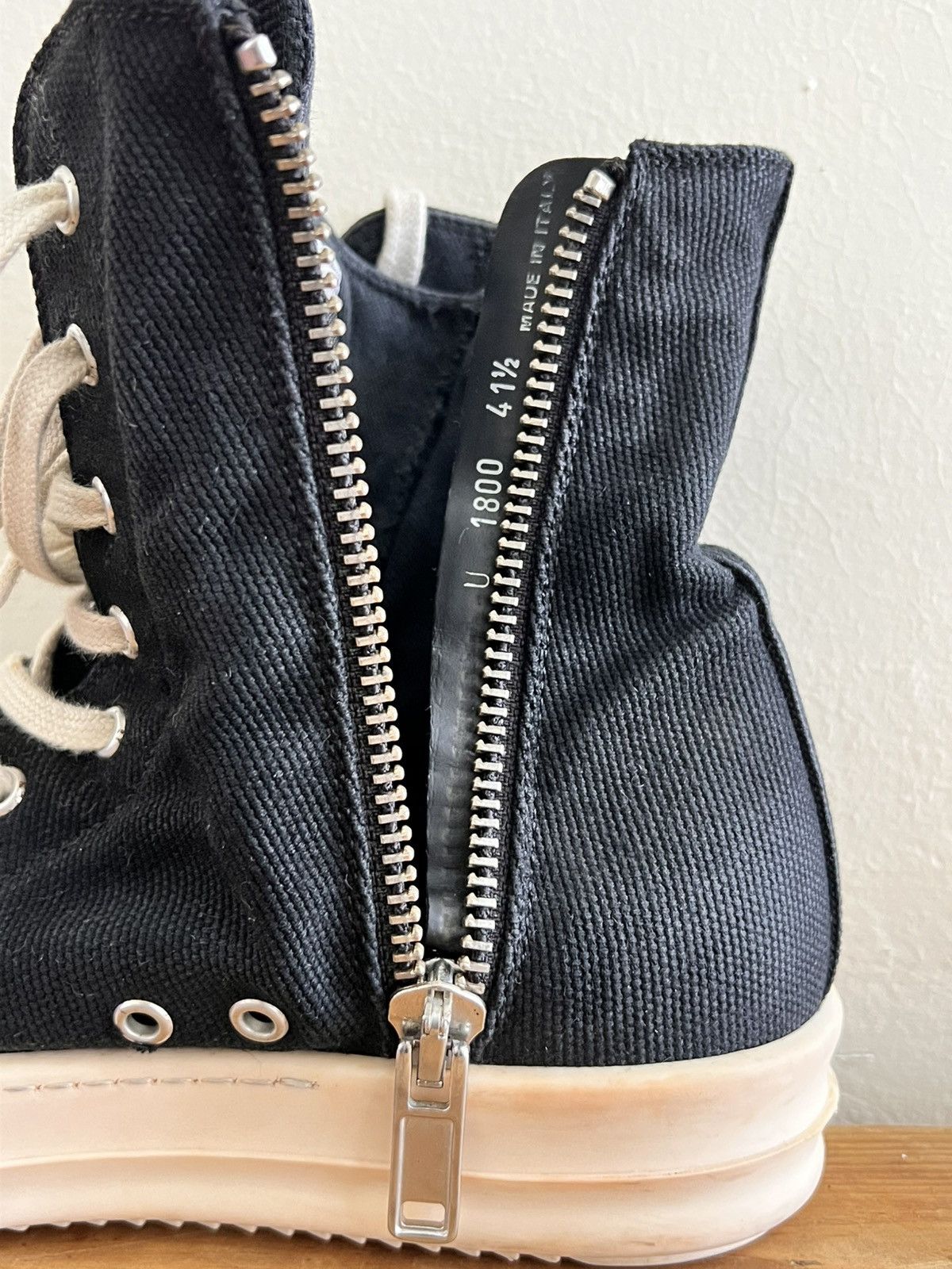 Rick Owens Drkshdw Rick Owens DRKSHDW Ramones Size US 8.5 / EU 41-42 - 4 Thumbnail