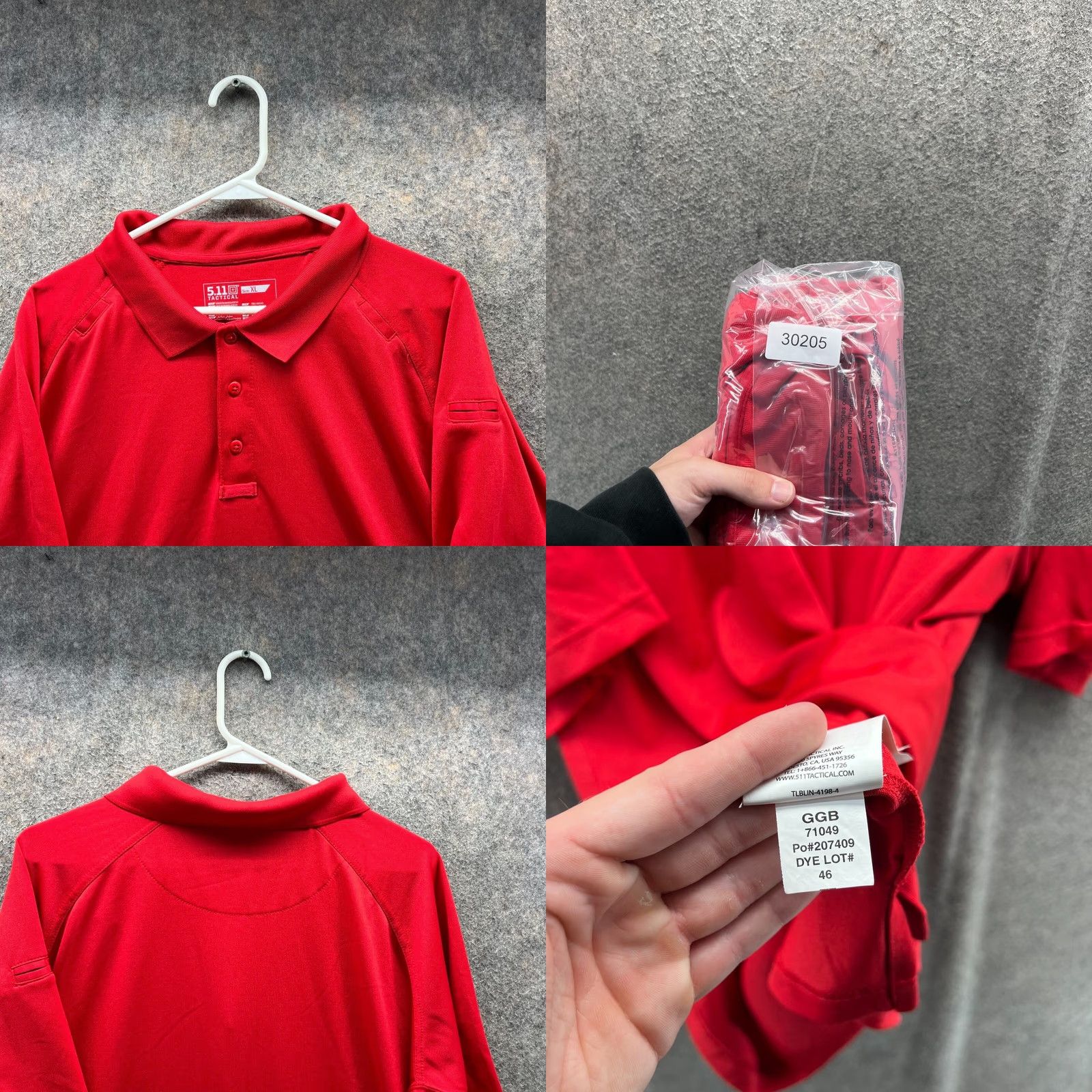 Vintage VINTAGE 5.11 Tactical Polo Shirt Mens XL Red Short Sleeve Collared Button Logo Pattern Solid Size US XL / EU 56 / 4 - 8 Thumbnail