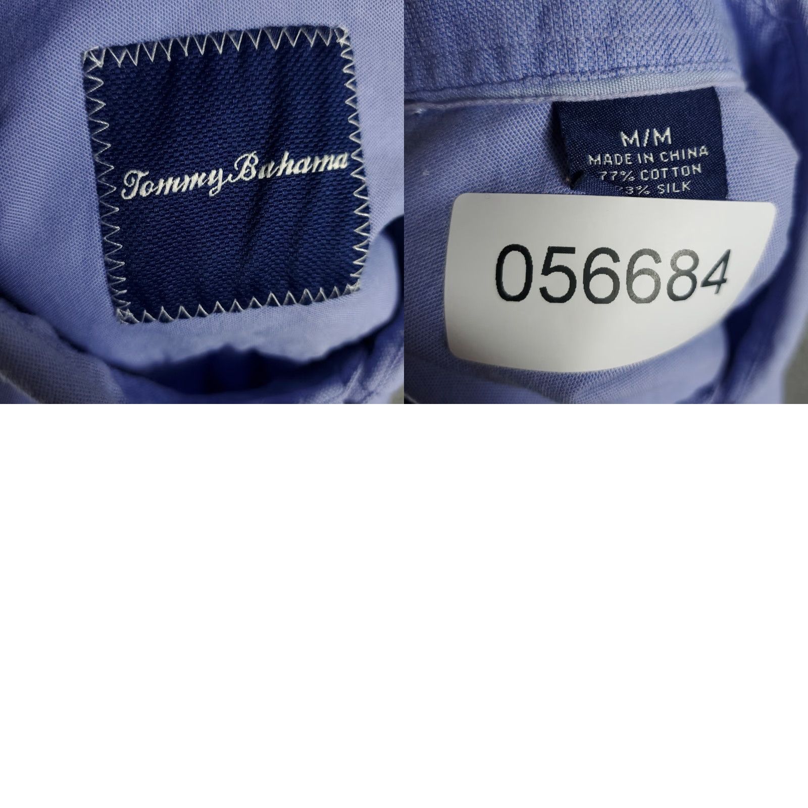 Tommy Bahama Tommy Bahama Button-Up Shirt Mens Medium Blue Cotton Long Sleeve Casual Classic Size US M / EU 48-50 / 2 - 8 Thumbnail