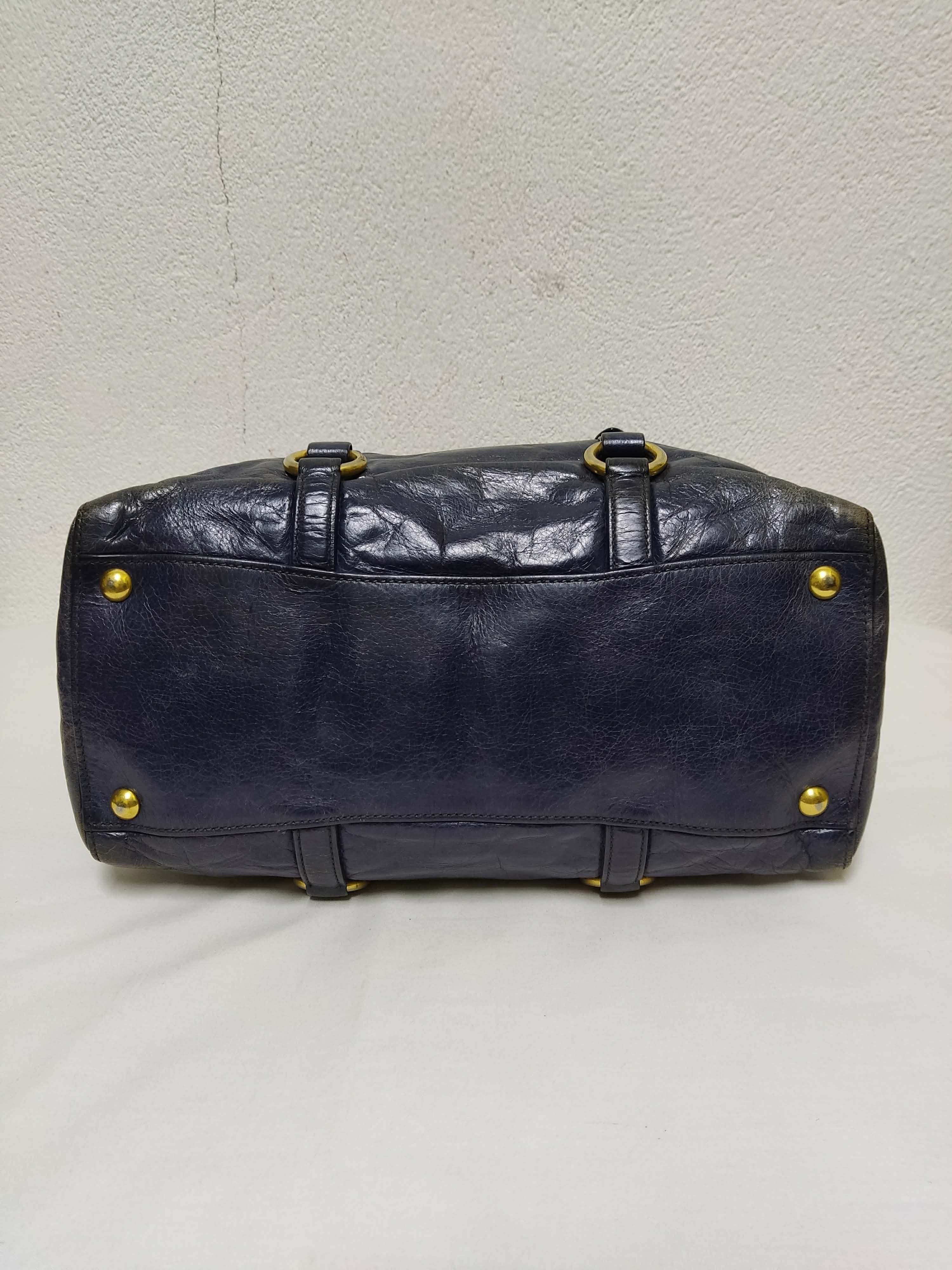 Miu Miu Authentic MIU MIU Vitello Lux Leather Handbag / Tote Bag Size ONE SIZE - 9 Thumbnail