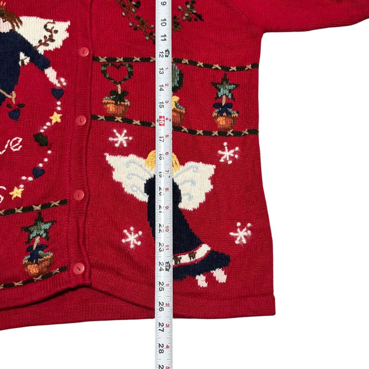 Quacker Factory Quaker Factory Angels Christmas Cardigan Sweater Women's M Size M / US 6-8 / IT 42-44 - 7 Thumbnail