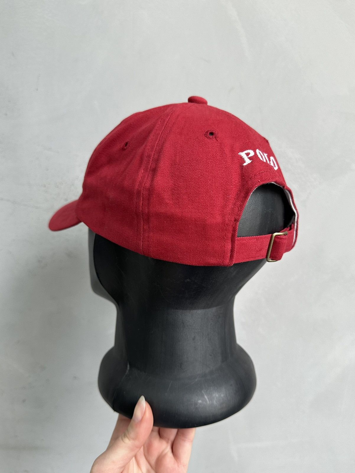 Polo Ralph Lauren Vintage Cap Polo Ralph Lauren Beanie Hats Y2k Red Y2k Diesel Size ONE SIZE - 4 Thumbnail