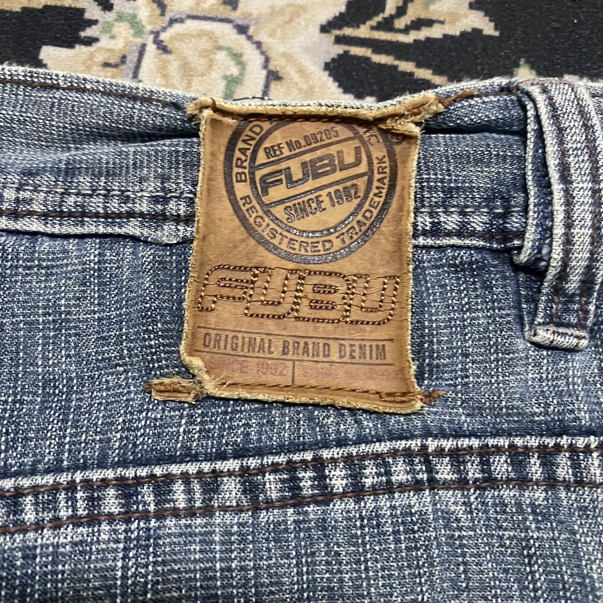 Fubu Vintage FUBU VARSITY Denim Baggy Pants Size US 34 / EU 50 - 20 Thumbnail
