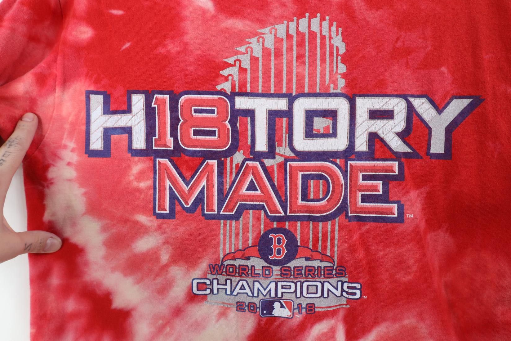 Vintage Y2K 2018 World Series Champs Boston Red Sox Baseball T-Shirt Size US M / EU 48-50 / 2 - 4 Thumbnail