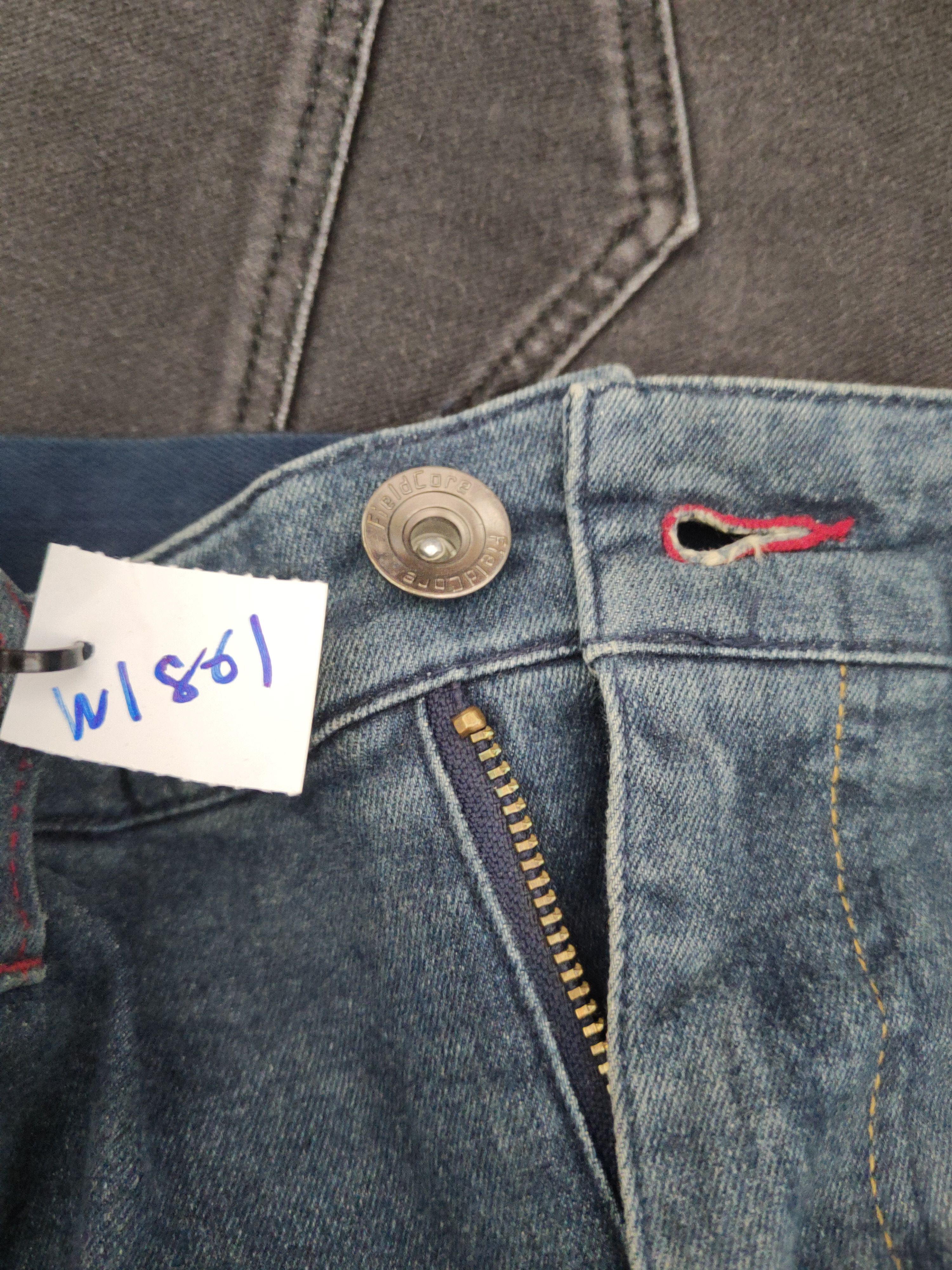 Japanese Brand FieldCore Distressed Ripped cargo denim Jeans #W1861 Size US 30 / EU 46 - 15 Thumbnail