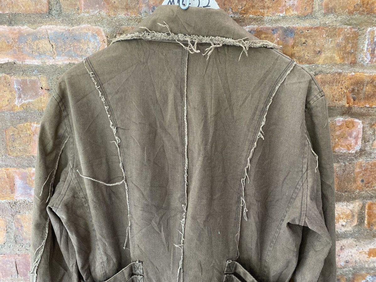 Morgan Homme 2000s Morgan Home Unfinished Fringe Hem Jacket Size US M / EU 48-50 / 2 - 16 Thumbnail