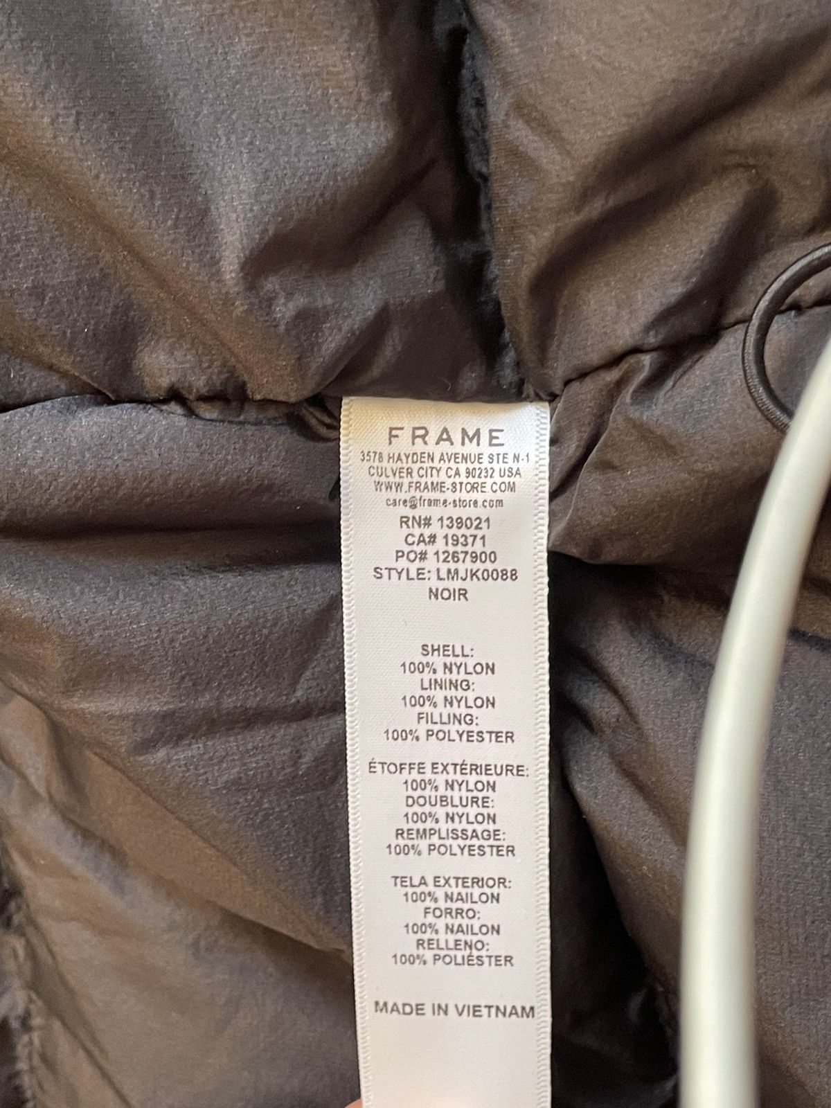 Frame Frame Duvet Coat Black Large - New with tats Size US L / EU 52-54 / 3 - 9 Thumbnail