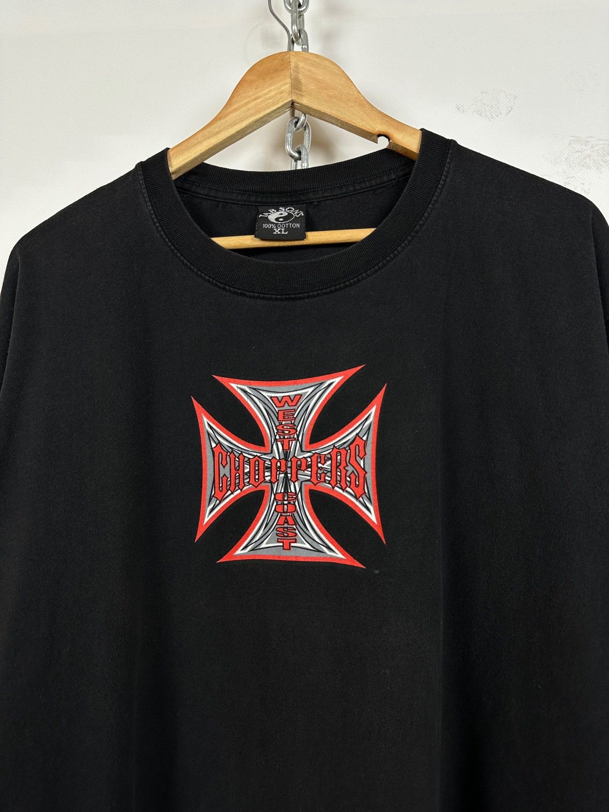 Vintage Vintage West Coast Choppers Black T-Shirt Paul Walker Size US XL / EU 56 / 4 - 13 Thumbnail