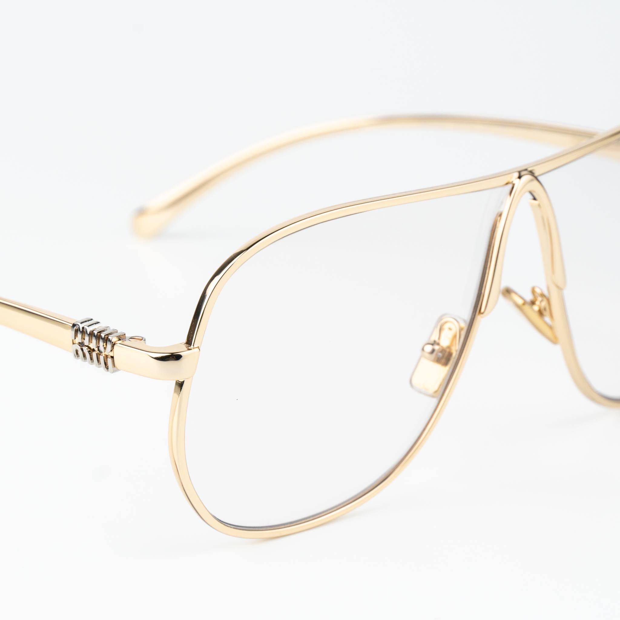 Miu Miu Miu Miu Women Eyeglasses Pilot MUA56S 5AK08N NEW AUTHENTIC Size ONE SIZE - 6 Thumbnail
