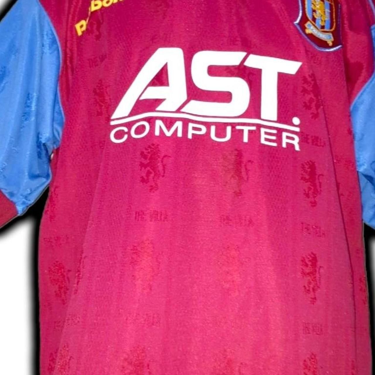 Reebok Aston Villa 1995 1995 1996 Home shirt jersey trikot Maglia Size US L / EU 52-54 / 3 - 2 Thumbnail