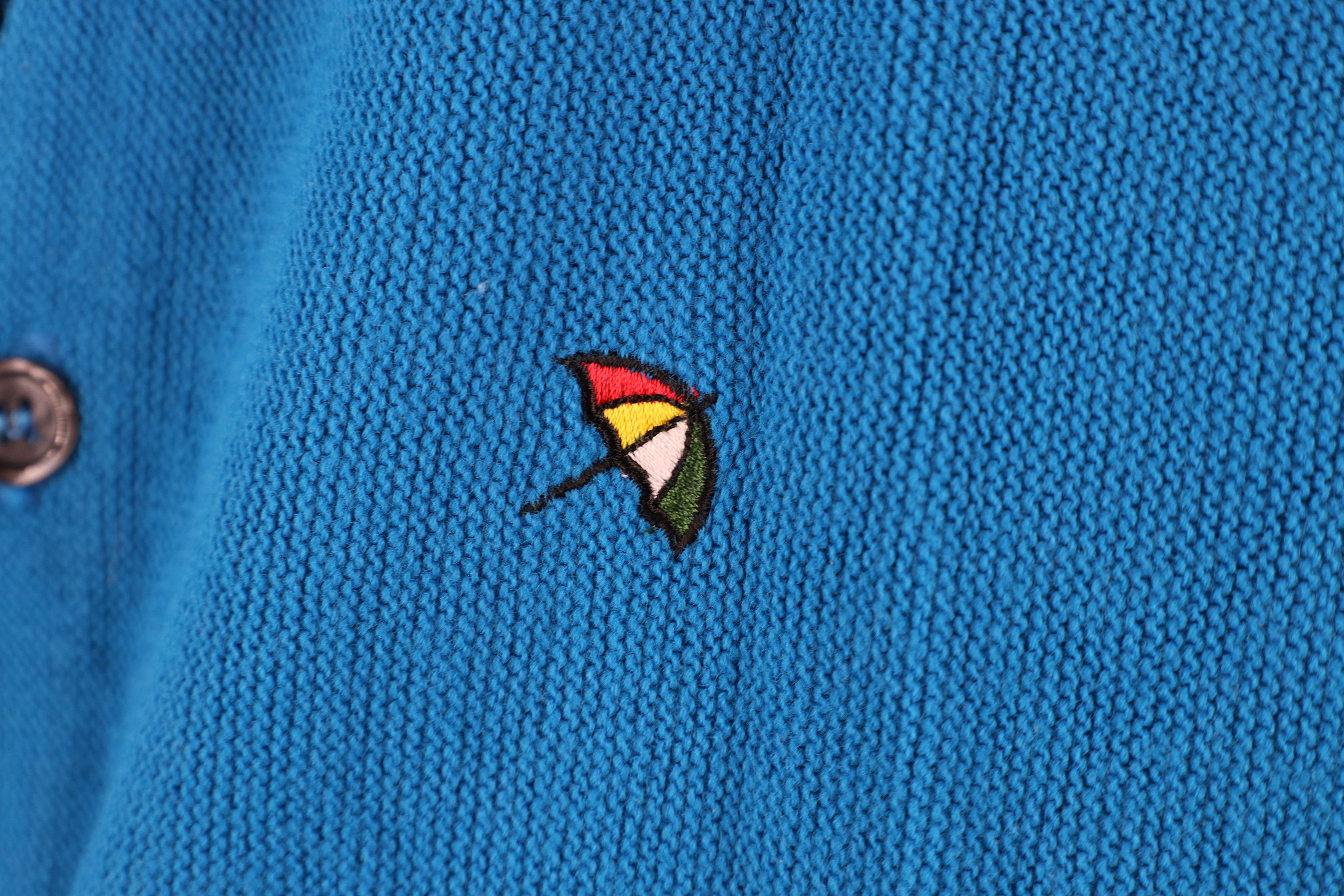 Vintage Vintage 70s 80s Streetwear Knit Cardigan Sweater Blue USA Size US XL / EU 56 / 4 - 4 Thumbnail