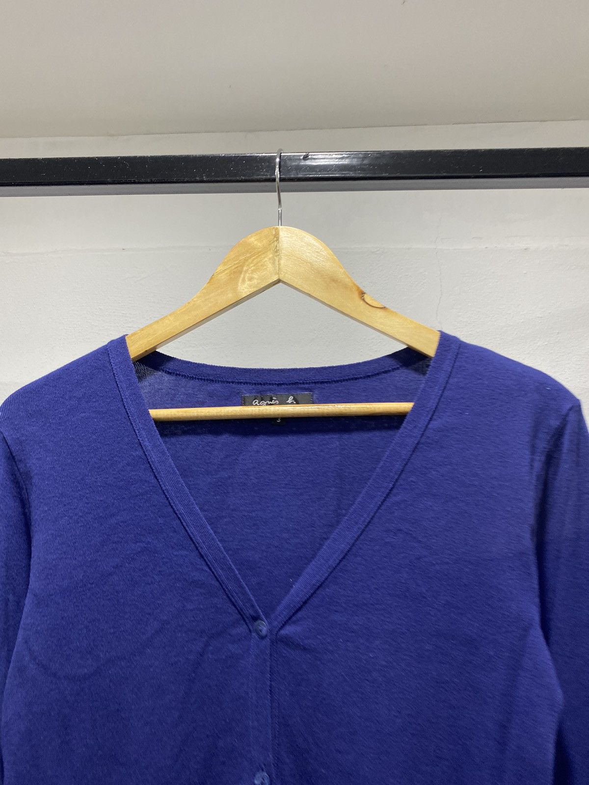 Designer × Vintage × agnes b. Agnes B. Knit Long Cardigan Size M / US 6-8 / IT 42-44 - 3 Thumbnail