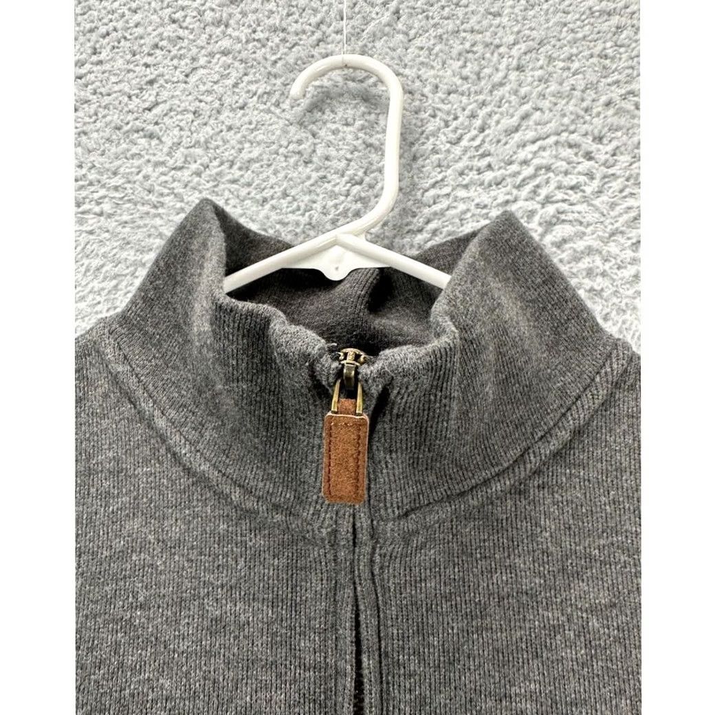 Polo Ralph Lauren Polo Ralph Lauren Pullover Sweater Adult XL Dark Grey Pony Thick Quarter Zip Men Size US XL / EU 56 / 4 - 6 Thumbnail