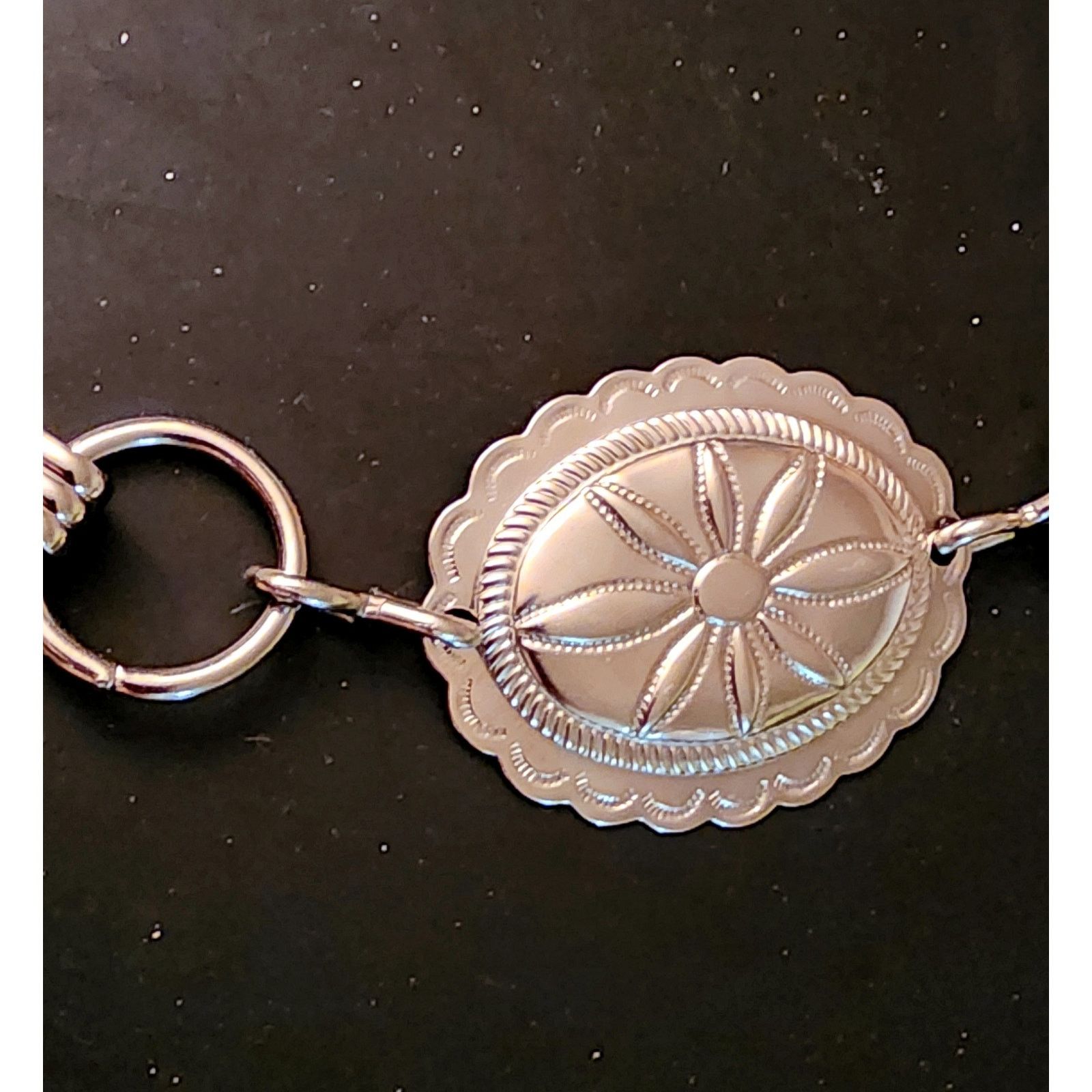 Other Silver tone Concho Belt By Cmf Size ONE SIZE - 2 Thumbnail