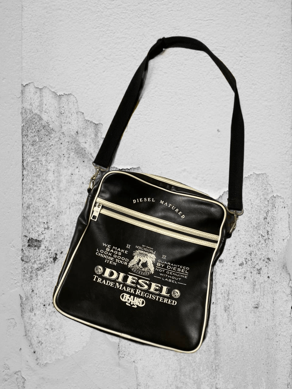Diesel archive leather bag - Gem D36. DIESEL【y2k◇Archive